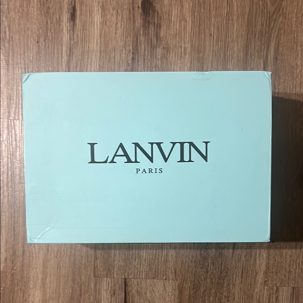 Black Lanvin Curb Sneaker